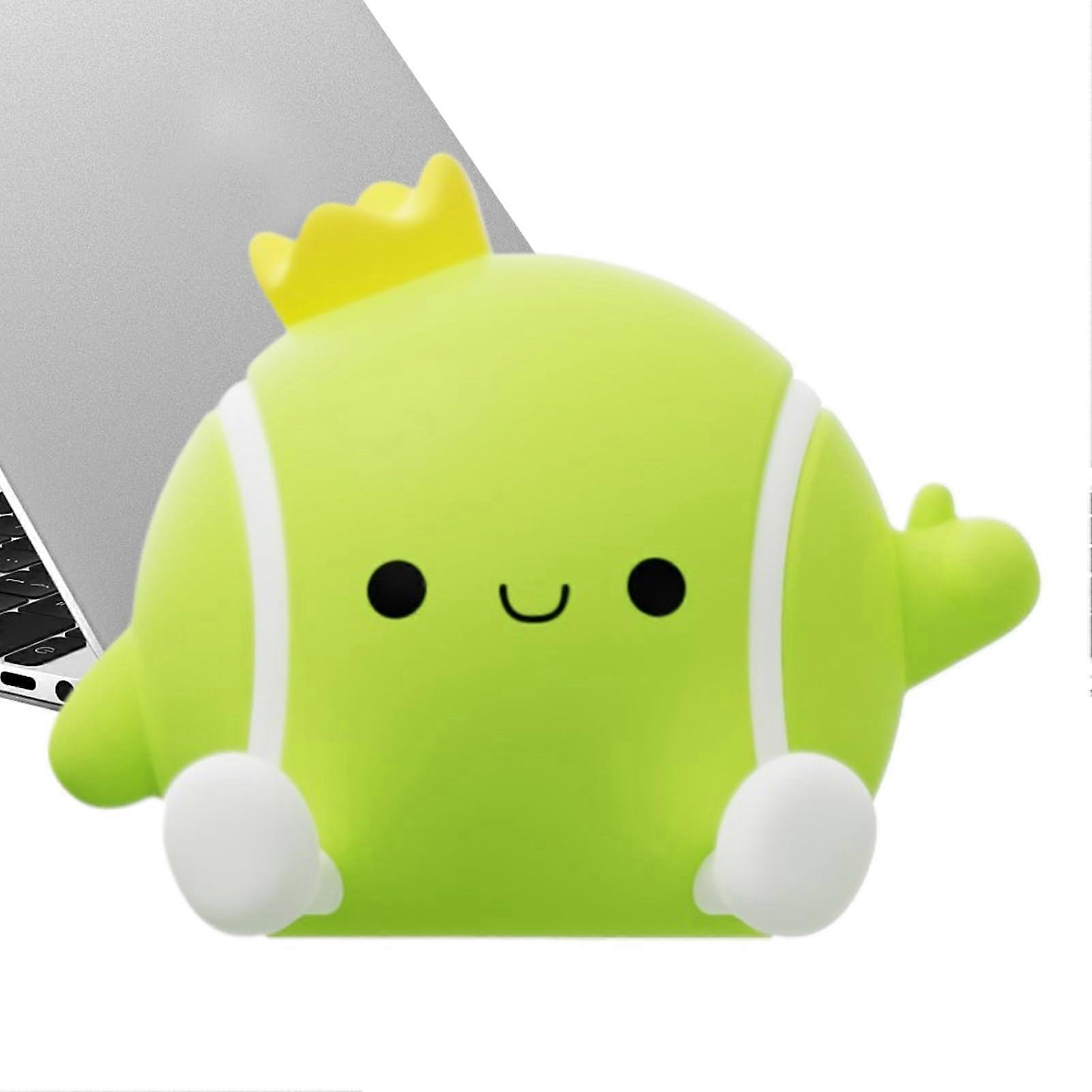 Nursery Night Light LED Tennis Ball EyeProtecting Soft Glow Compact Bedside Desk Lamp For Baby And Toddler USB Powered