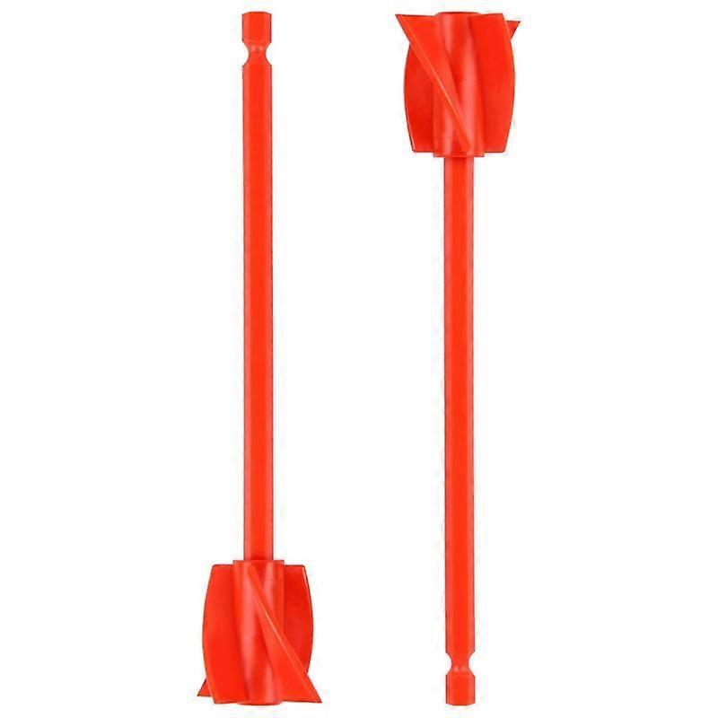 Resin Mixer Paddles, Epoxy Mixer Attachment for Drill, Reusable Paint Stirrer Drill Attachment(2Pcs