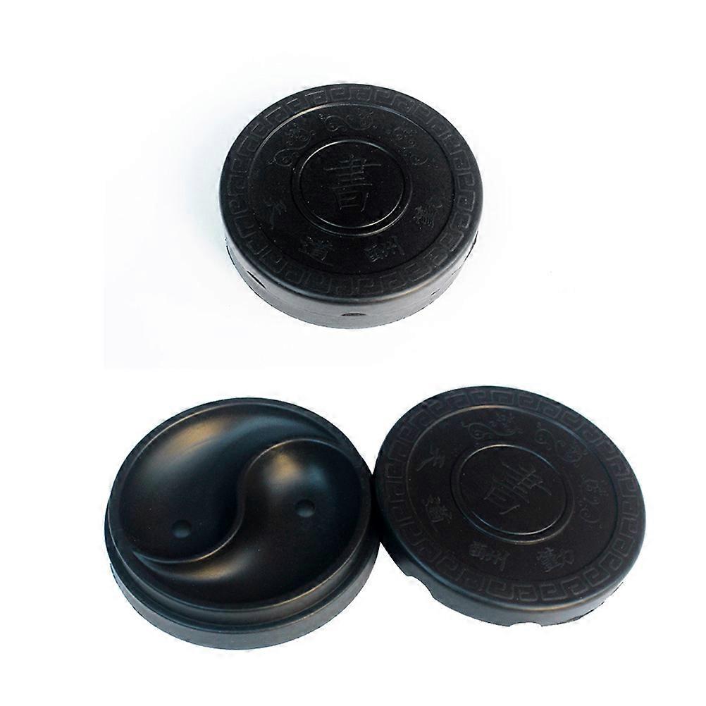 inkslab with Inkstick Traditional Calligraphy Accessory Practical ABS Material for Ink Use 4 Inch