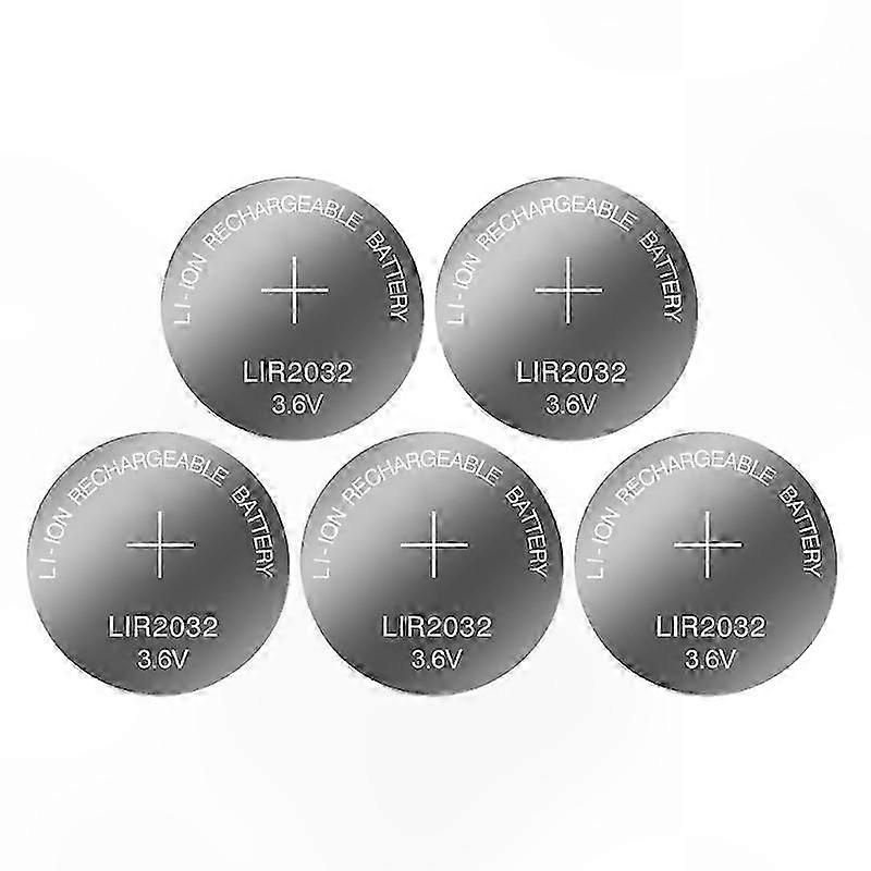 Rechargeable Lithium Button Cell Batteries - 5/10/15/20/25/30 Pack
