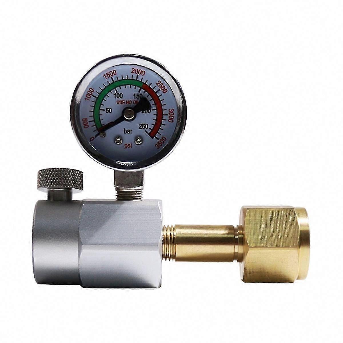 CO2 Refill Adapter for DUO Art Terra Quick Connect Cylinder from Carbon Dioxide Carbonator