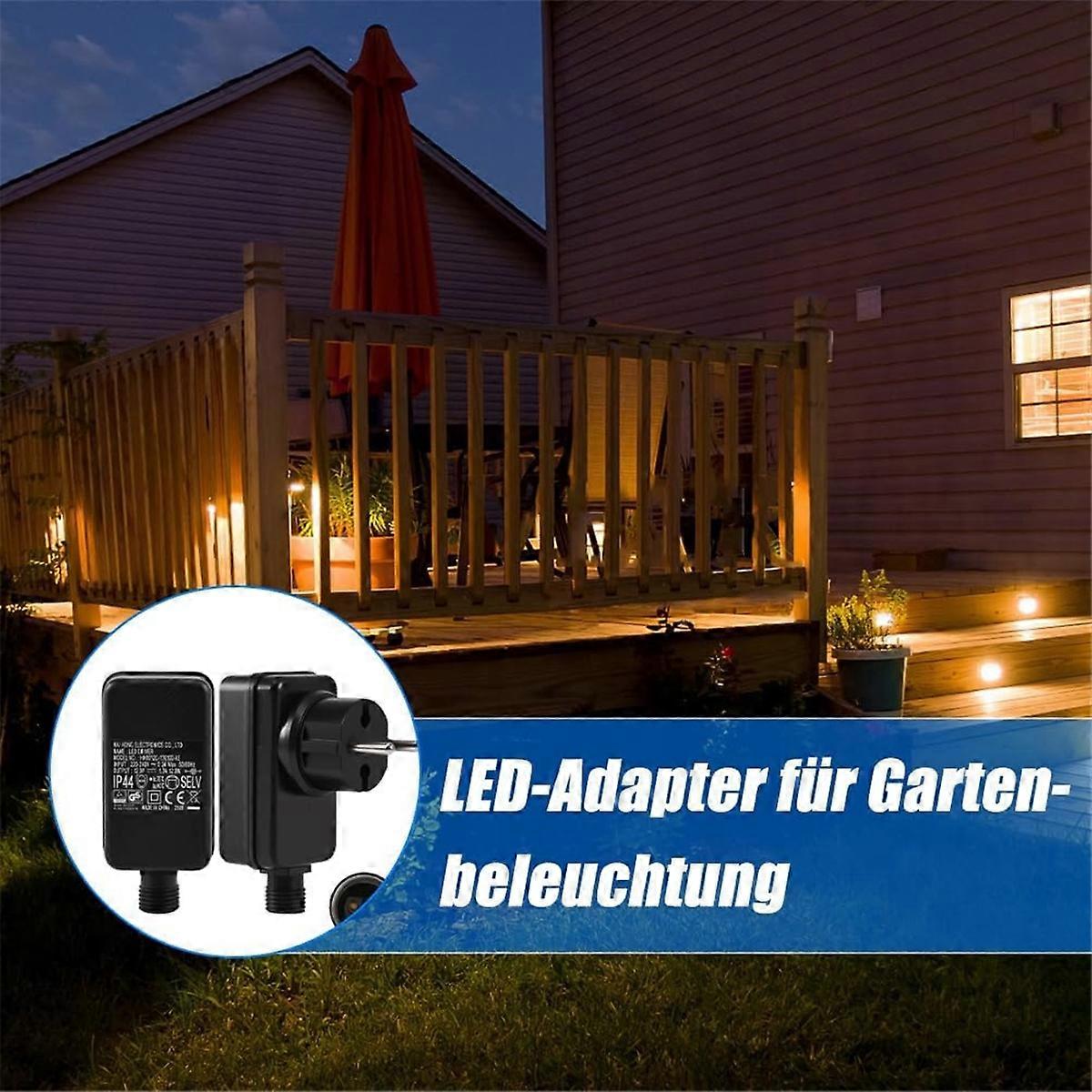 12V/1A LED Power Supply, Plug Fairy Lights Replacement,for Christmas Lighting Light Strip Light Net