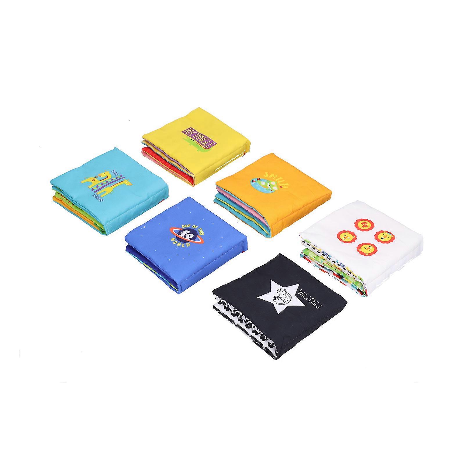 Baby Soft Cloth Books Set F0860, 12 x 12cm, Educational Toy for 0+