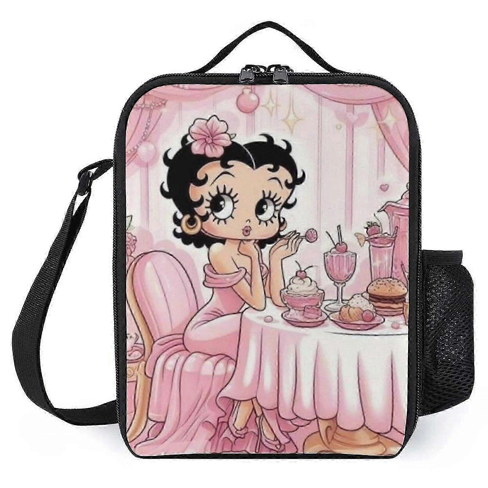 Betty boop Lunch Boxes with Removable Divider Panels, Customizable Interior Space for Different Meal Types