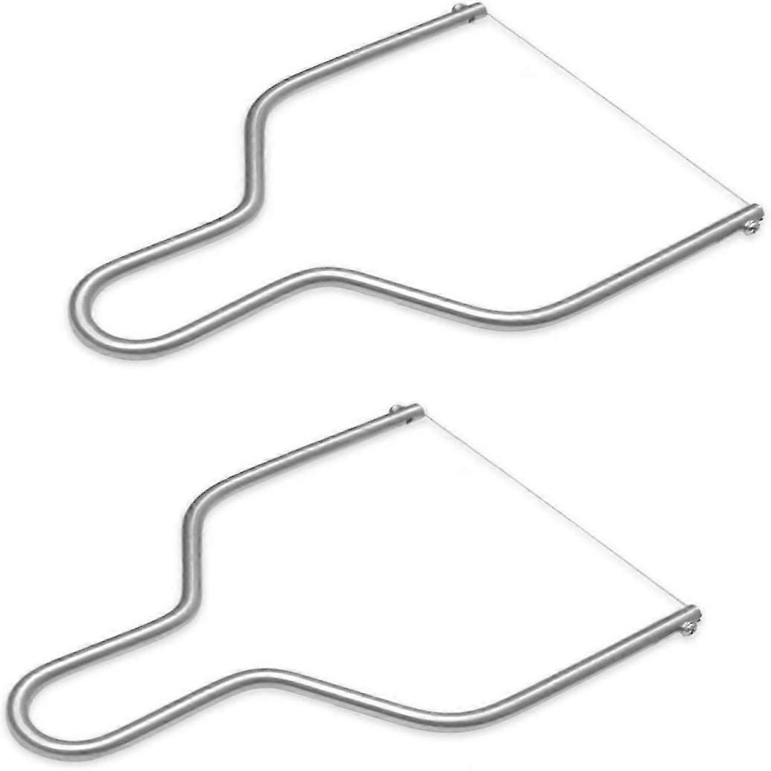 Cheese Slicer & Cheese Cutter Stainless Steel Cheese Slicers with Wire | Cheese Slicer for Block Cheese & Butter Slicer - 2PCS,20*11*0.5cm -HK