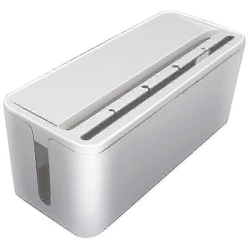 Cable Management Box, Abs Cable Organizer Cord Hider Box, Computer Power Lines, Route Cables, Under