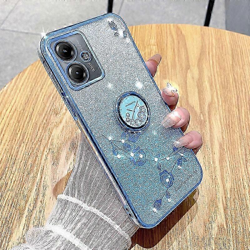 Gradient Glitter Immortal Flower Ring All-inclusive Phone Case 2025