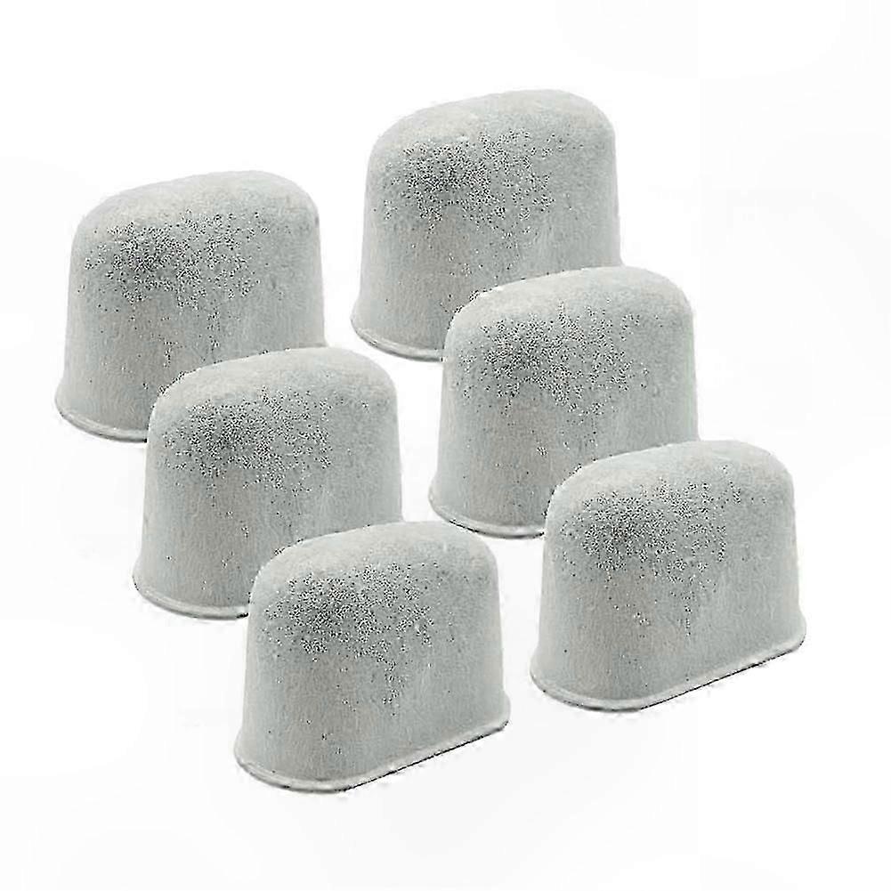 6-Pack Activated Carbon Filters for Coffee Machine Water Filtration System Replacement