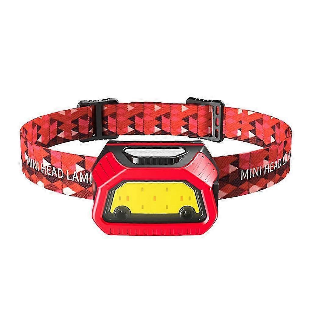 LED Induction Small Headlight Reachargable Lamp Light HeadMounted Mini Flashlig MMM 2025