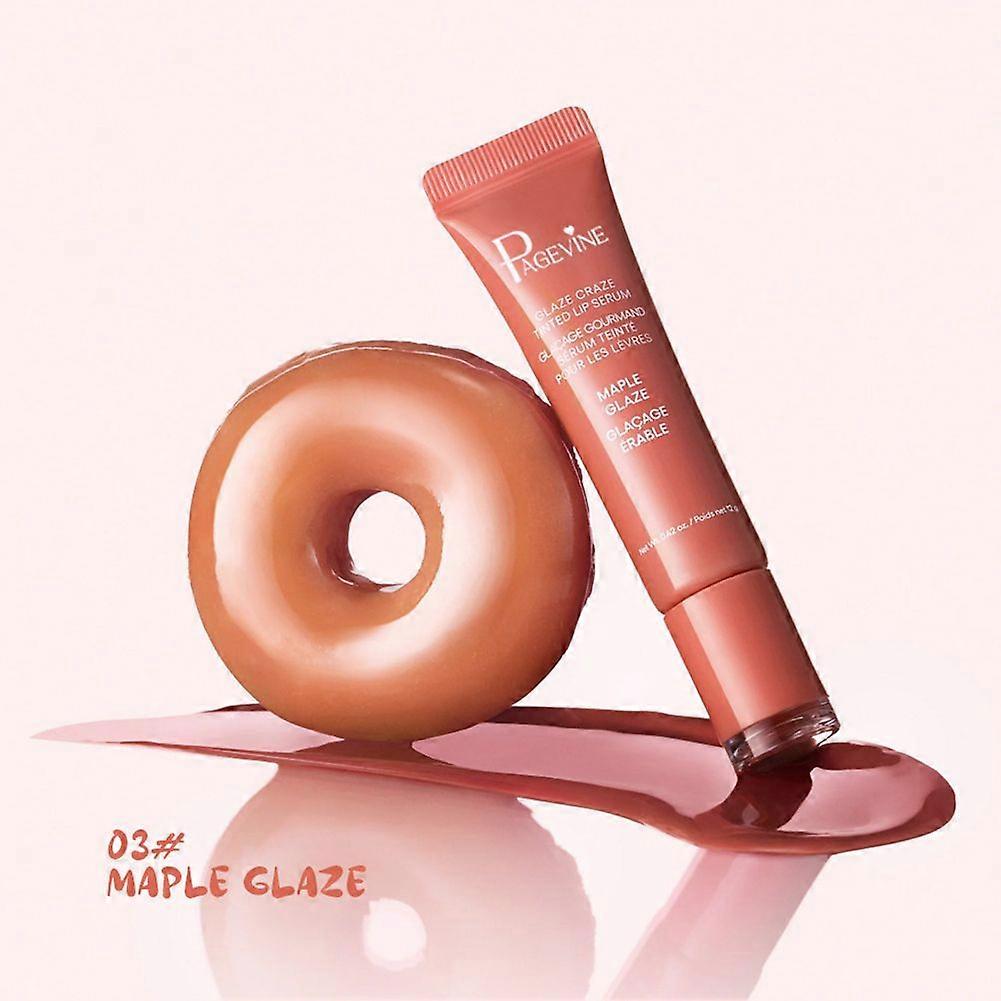 Glaze Tinted Lip Serum for Women Long-Lasting Hydrating Lip Gloss Plumping Gloss for Daily Use Everyday Maskup