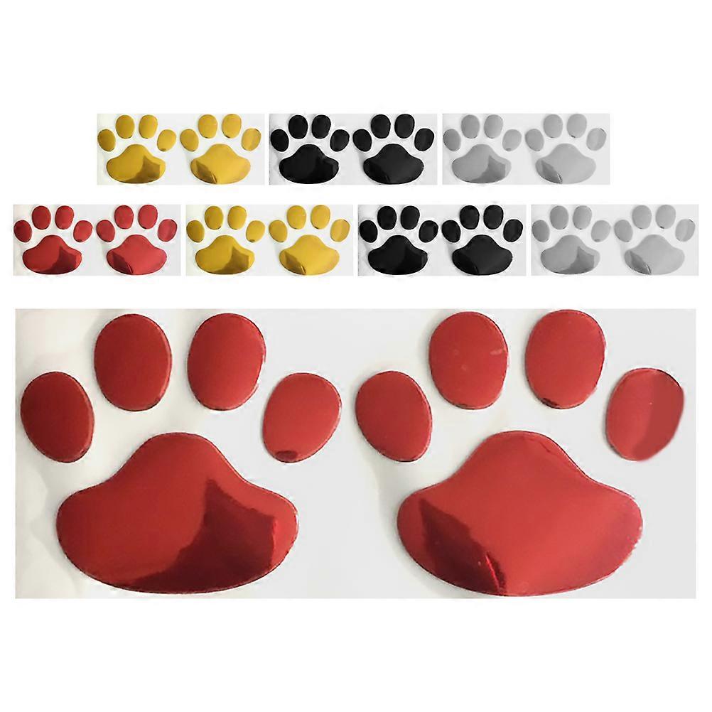 Dog Paw Car Stickers for Car Use 40Pairs Weather Resistant PVC Material
