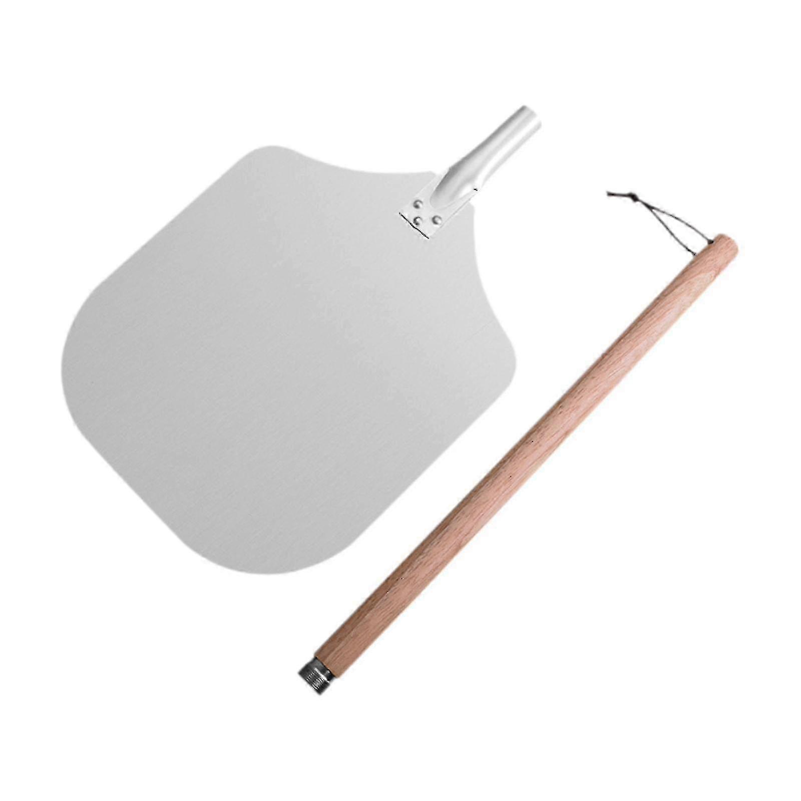 twelve Pizza Peel with Detachable Handle Multifunctional Kitchen Tool Serving Tray Space-Saving Design for Easy Storage