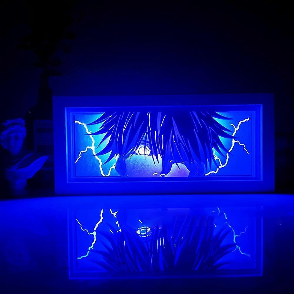 Paper Cut Light Box Shadow Box Frame LED Night Light 16Color Change 21x5.3x9.5 cm