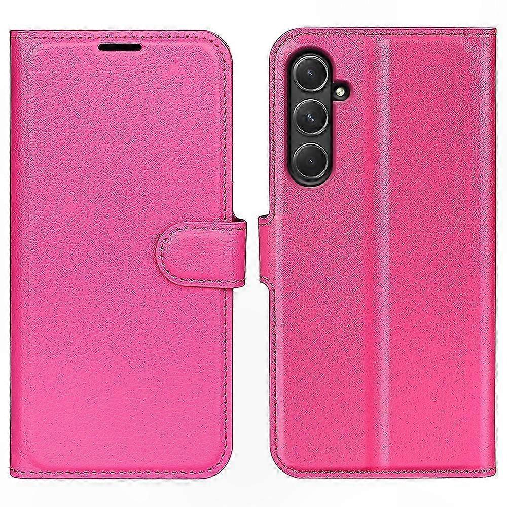 Leather Litchi Texture Flip Wallet Case for 5G Smartphones