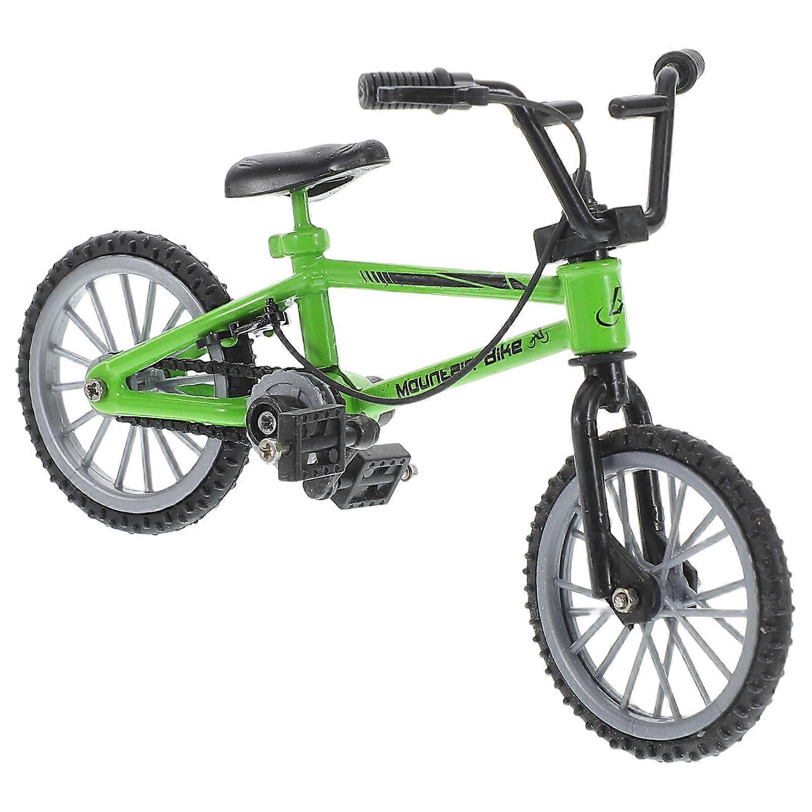 Miniature Bike Realistic Mini Simulation Bike for Miniature Photography Creative Alloy Collectible Item 1Pcs