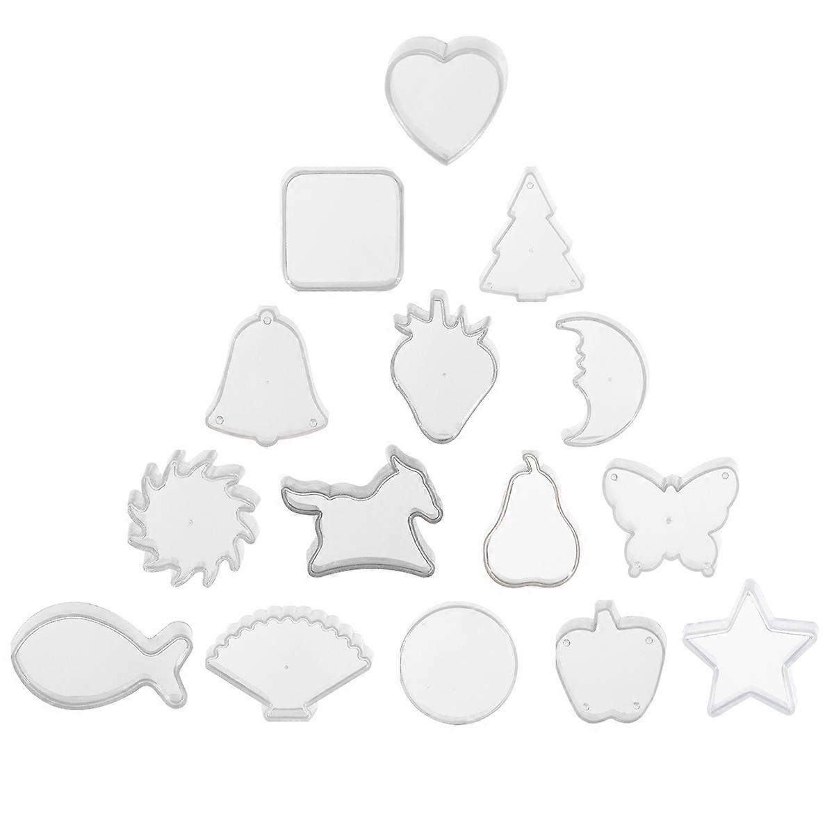 DIY Candle Wax Plastic Candle Shell for Storage 30Pcs Transparent Wax Melt Molds