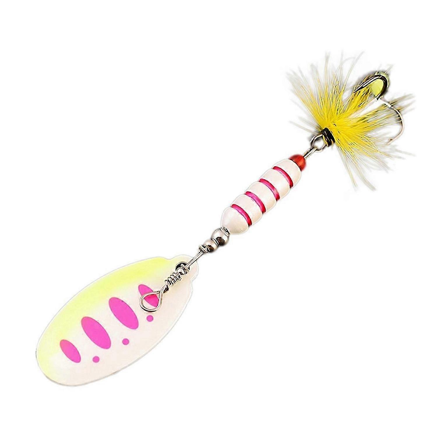 Hand-Cranked Copper Column Three Hook Bait Pink Dot