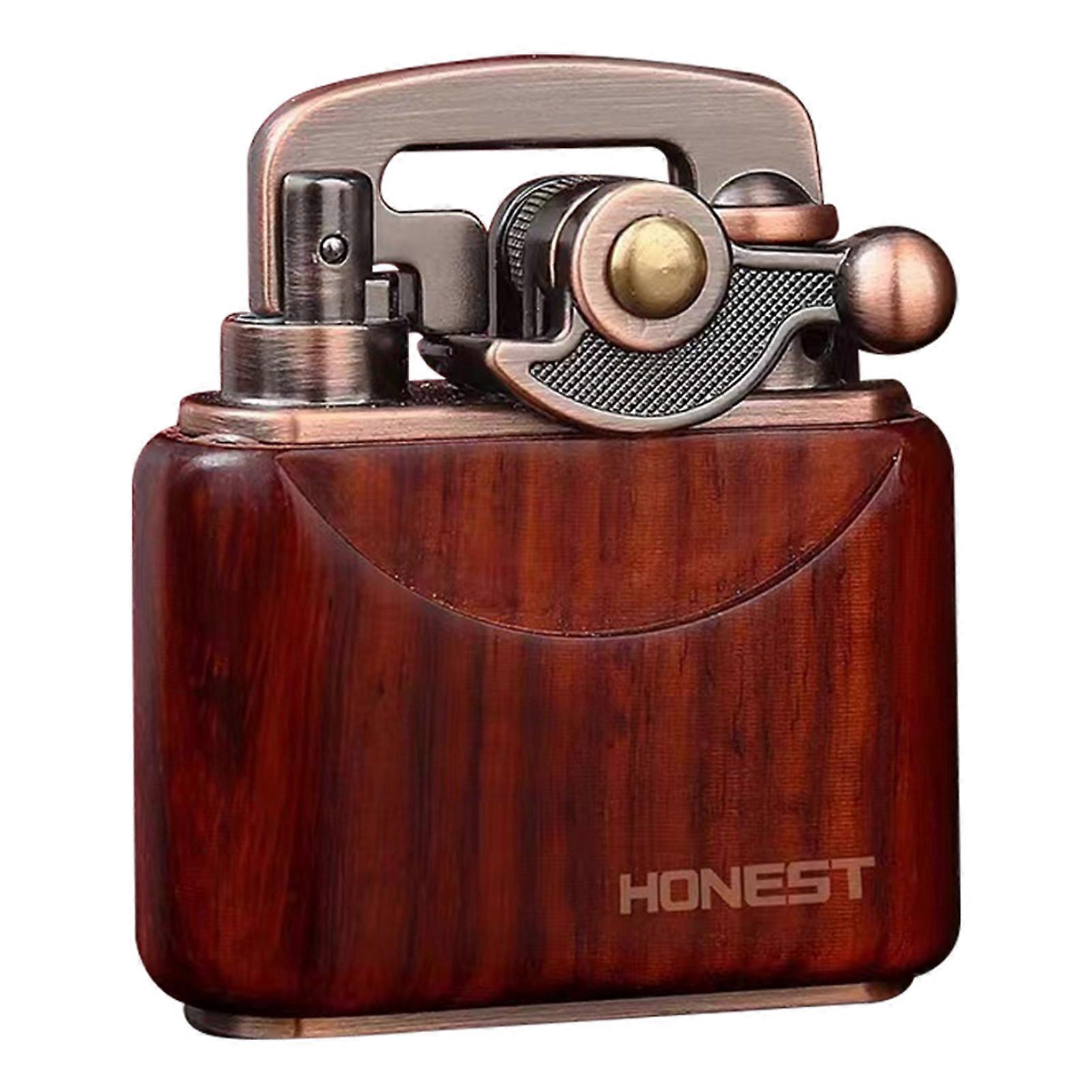 Kerosenes Lighter Vintage Windproof Reusable Present for Men