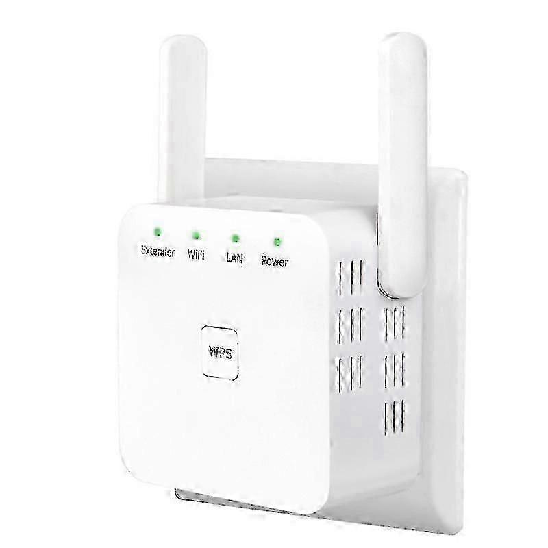 Amplificatore WLAN, ripetitore WLAN Ultraxtendex con 4 antenne, amplificatore WiFi 300 Mbit/s con doppia connessione LAN, compatibile con WiFi standard al 99%
