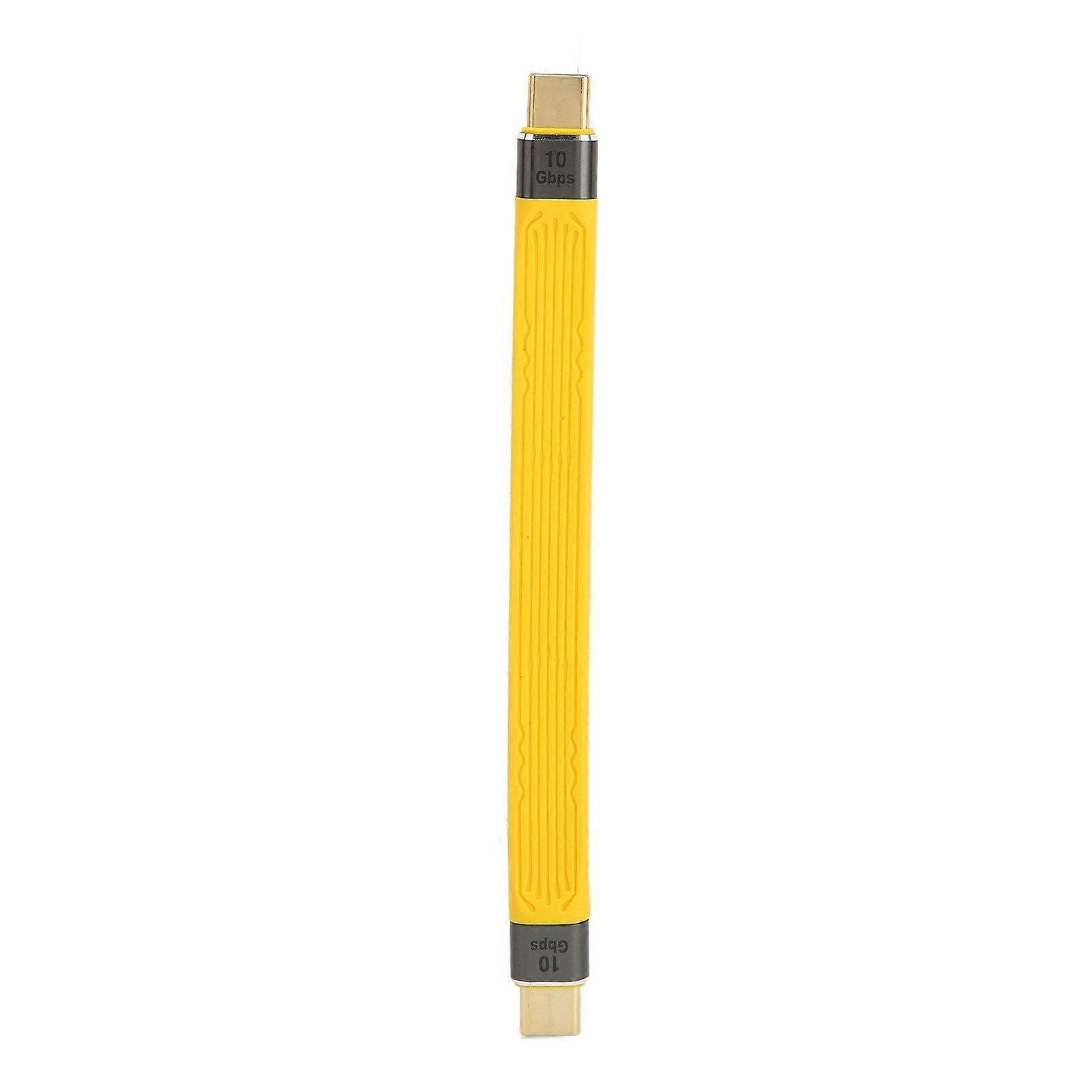 USB C to USB C Cable 5.3in Long Male to Male 100W 5A Fast Charge 10Gbp Type C to Type C Cable for Transmission