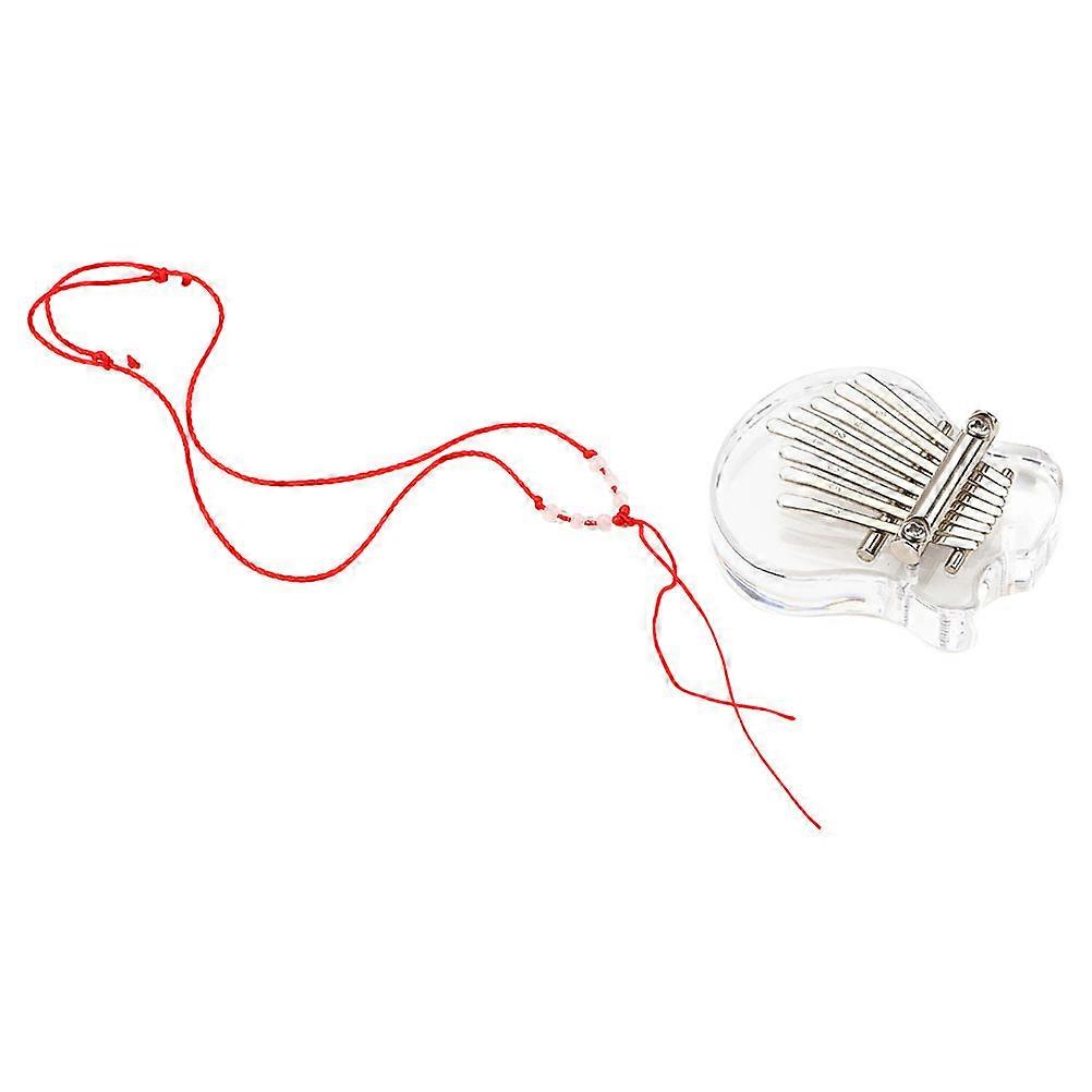 Beginner Acrylic Kalimba 8 Keys Thumb Piano Musical Instrument 3Pcs