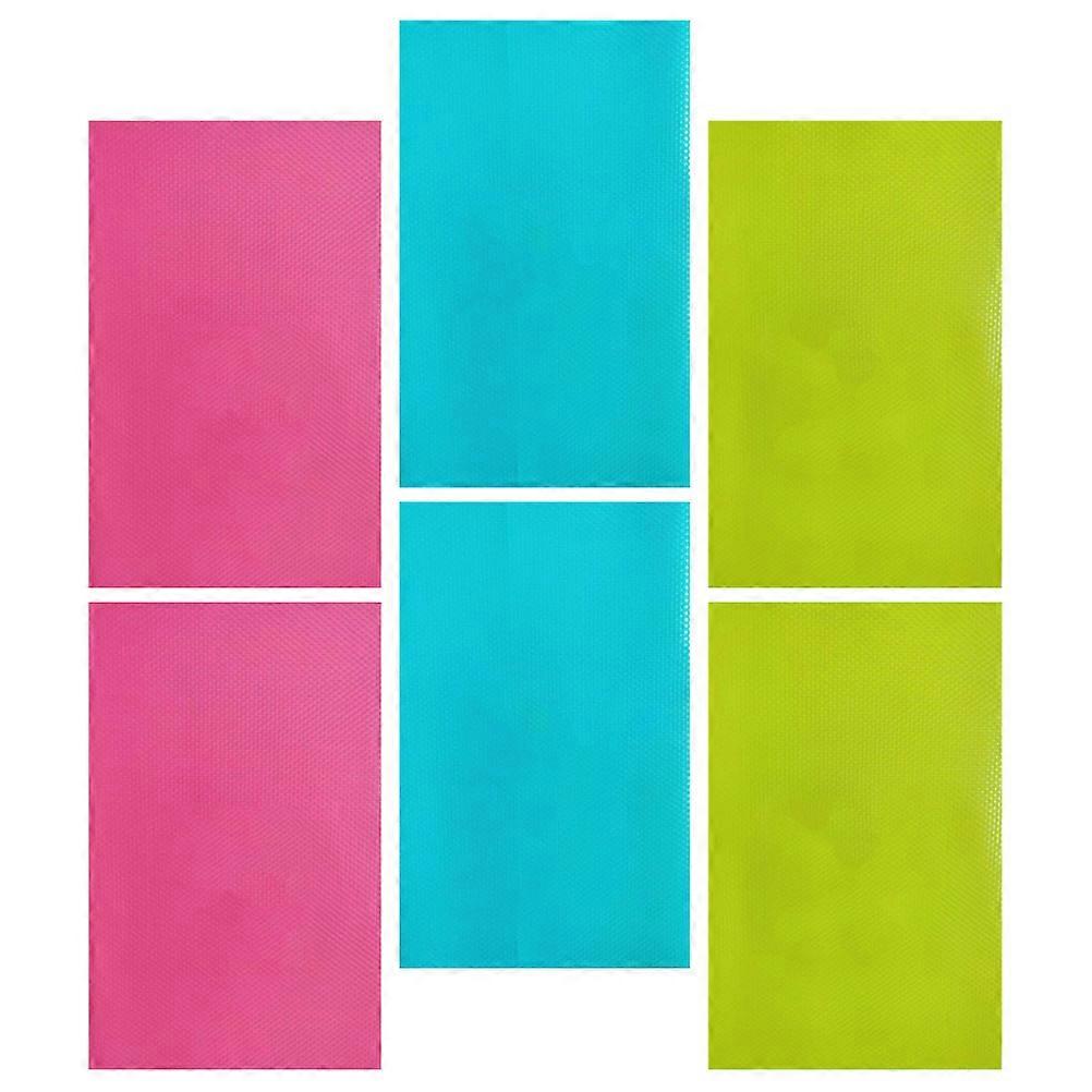 Refrigerator Mats Multi-Purpose Eva Shelf Liner for Kitchen 12Pcs