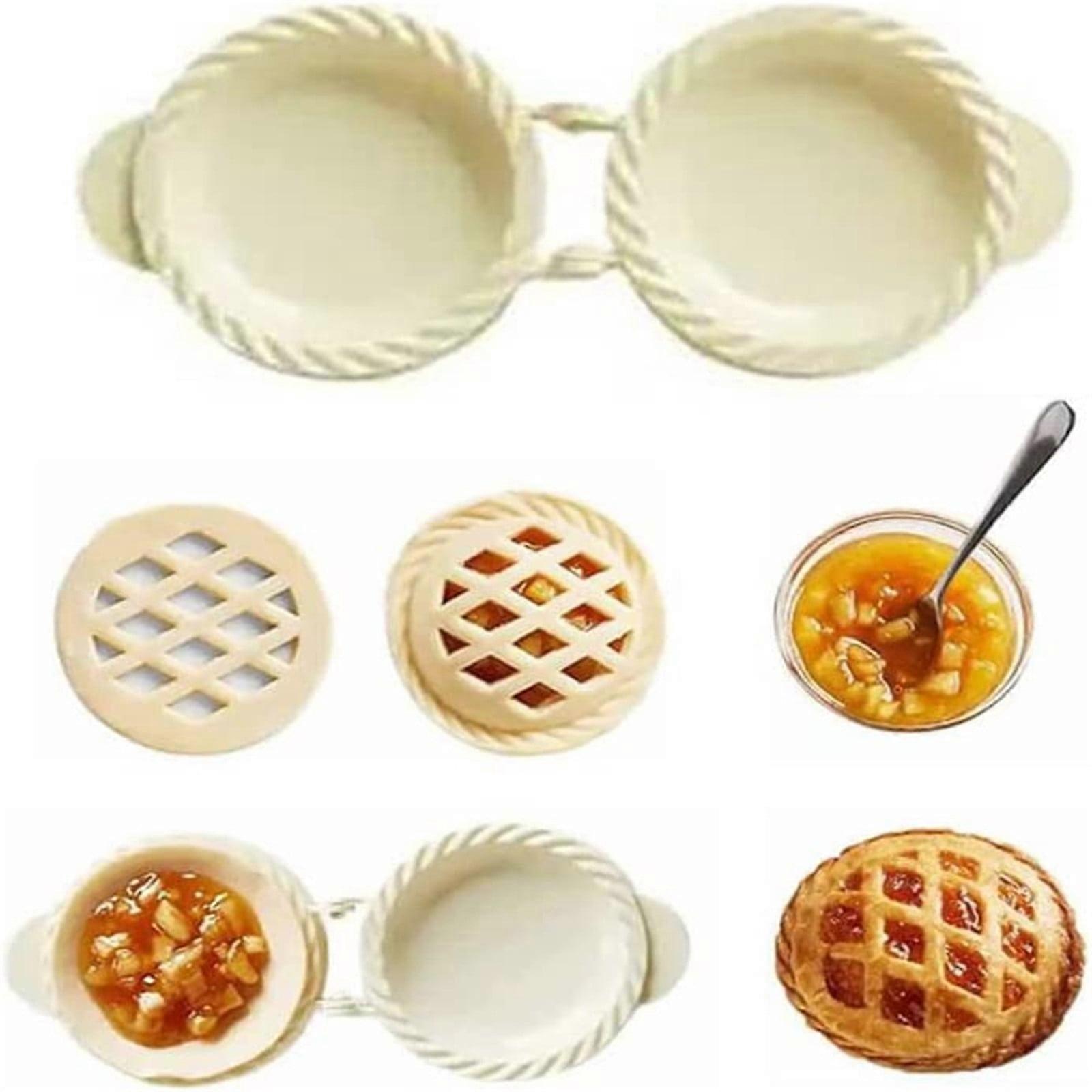 Clearance Mini Hand Pie Molds Set, ABS Plastic Classic Latticed Pie Maker for Sweet or Savory Fillings, Easy to Use and Clean