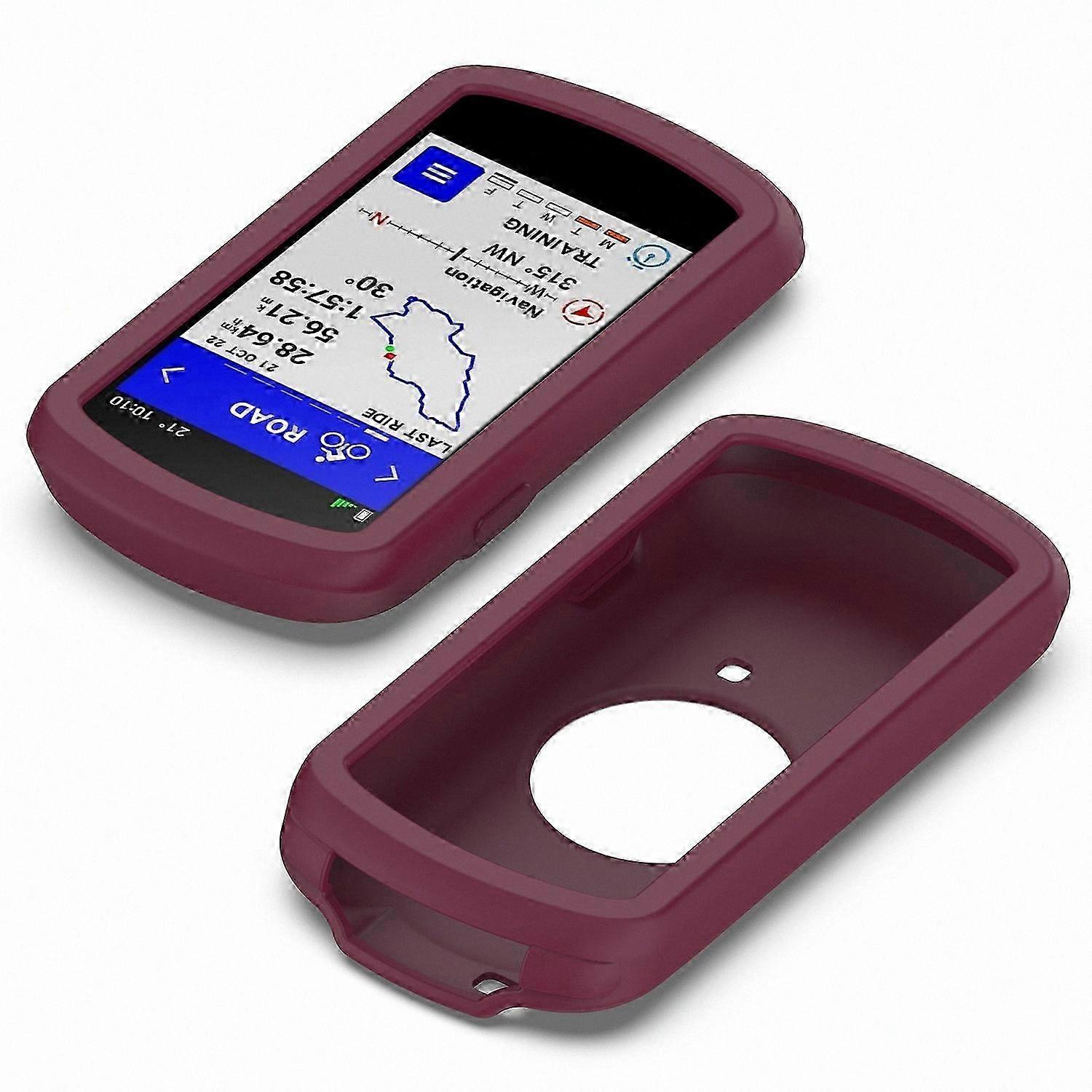 Scratch-Resistant Silicone Case for Bike GPS Computer Edge 1040, Durable Green Protective Cover with Secure Fit Design