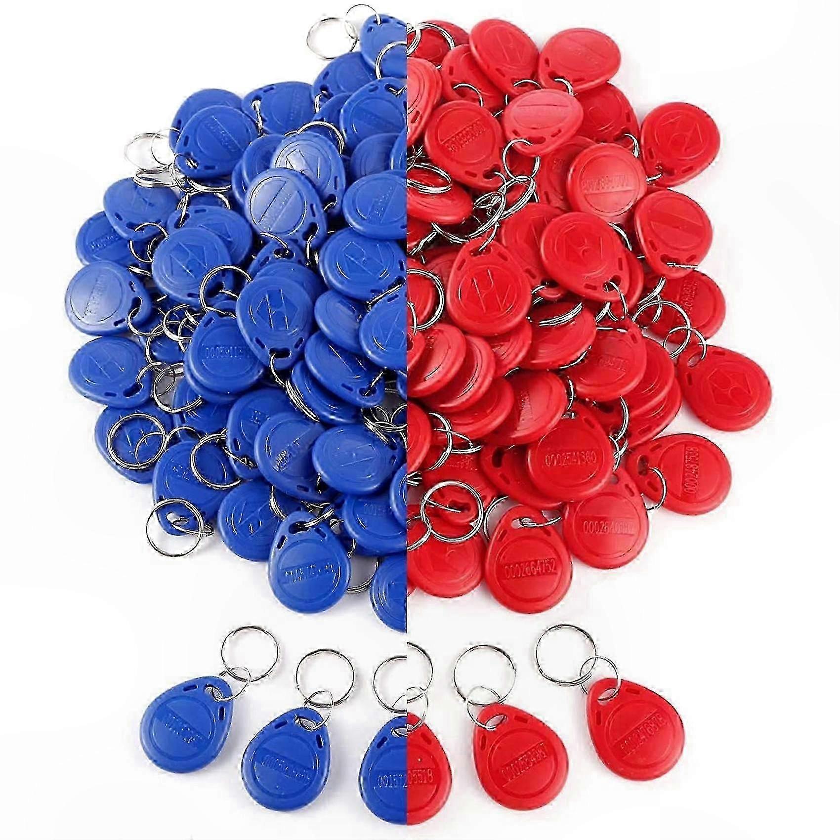 50 Pack 125 kHz RFID Proximity Cards Key Fobs for Access Control Systems Door Entry-Compatible with Standard Readers