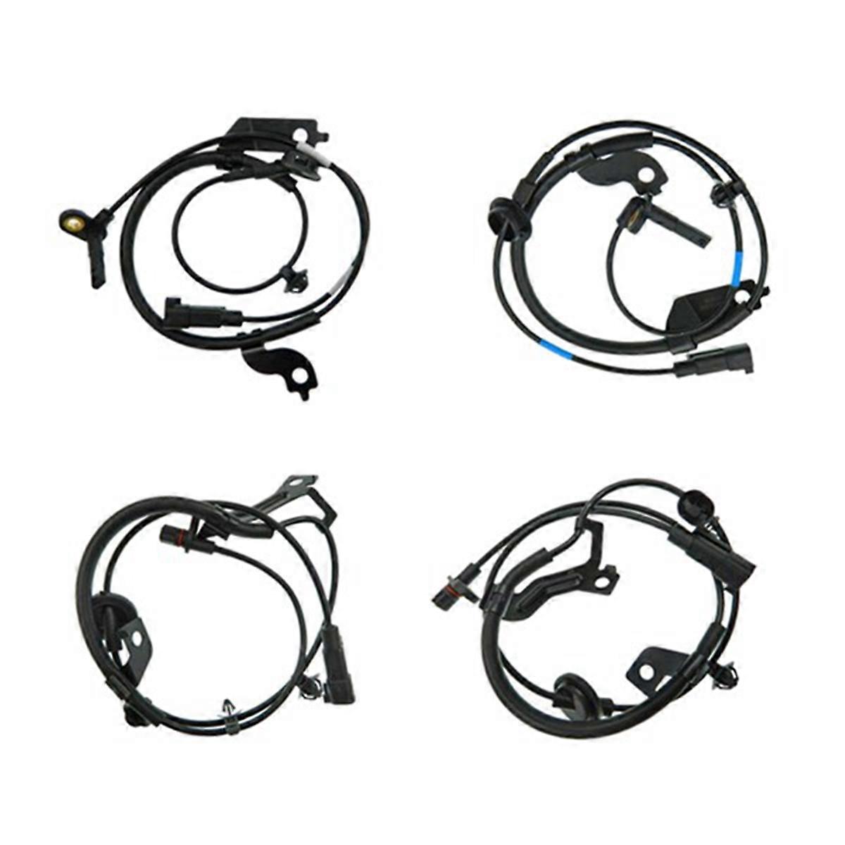 4pcs Front+Rear Wheel Speed Sensor 4670A576 4670A575 4670A580 4670A579 for 08-17 ABS Sensor