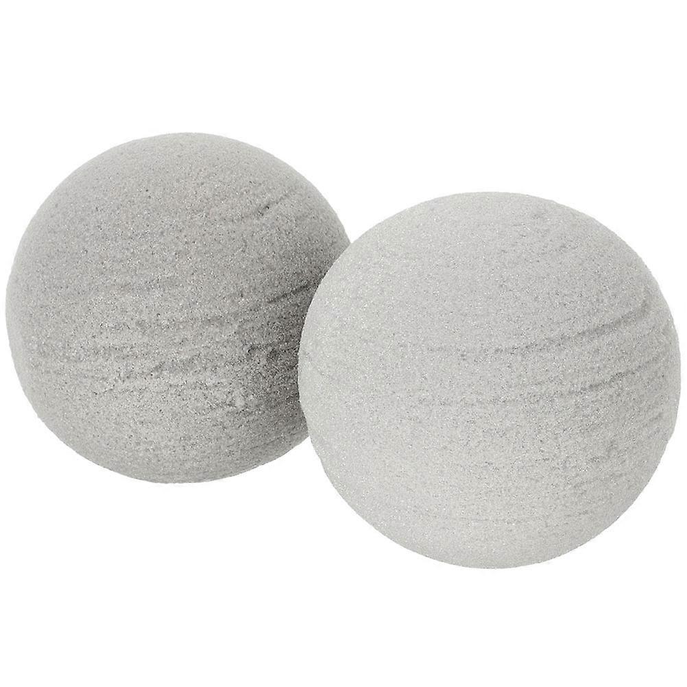 Grey Spherical Floral Foam Balls for Fresh Flower Arrangements 6Pcs