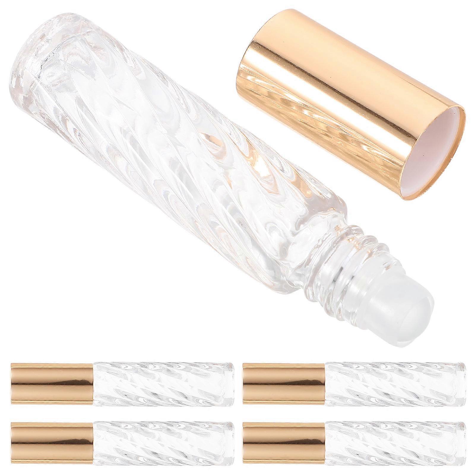 Multipurpose Sub Bottle for Storage Use 5Pcs Glass Liquid Roller Bottles