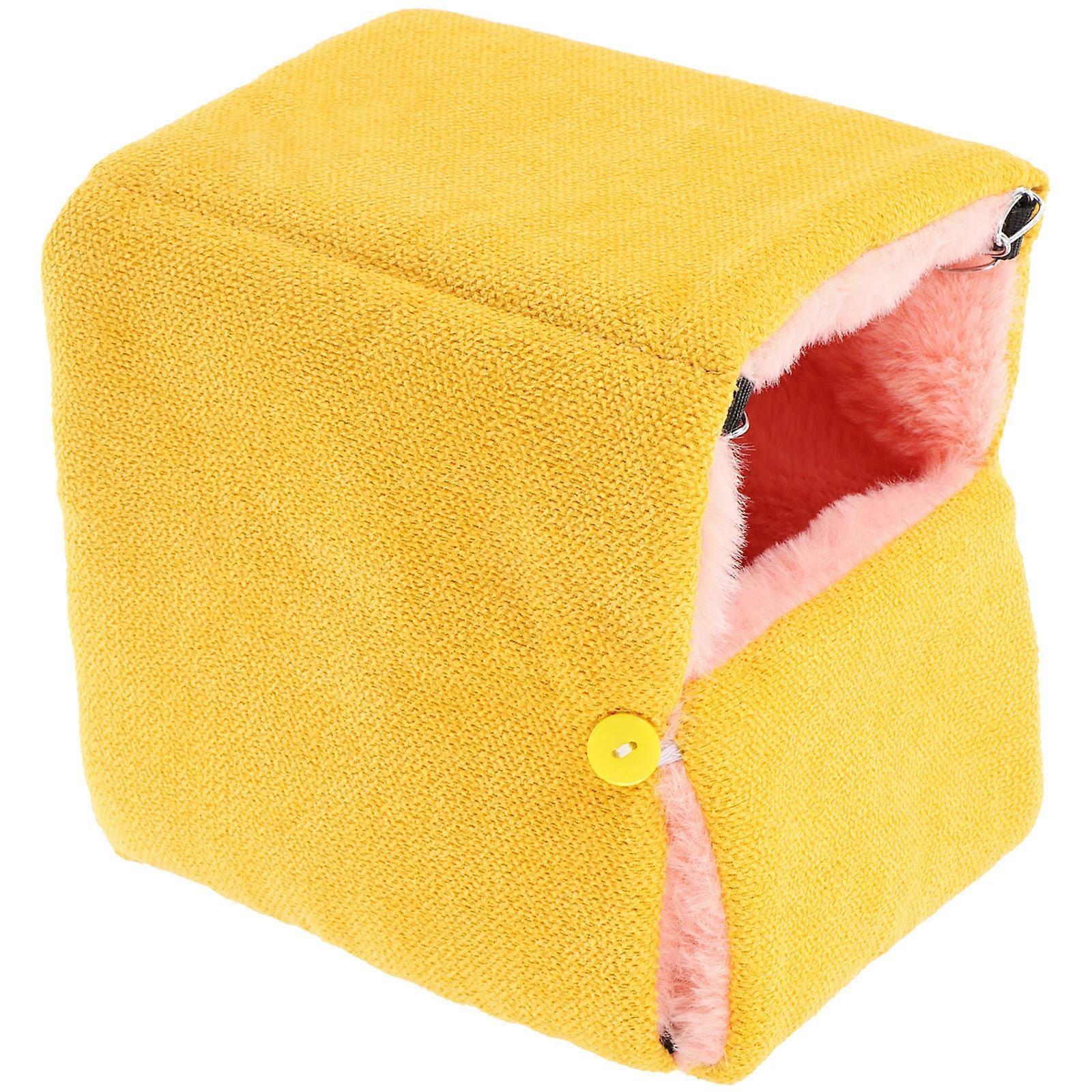 3Pcs Small Animals Sleeping Bed Parrot Nest Warmth Indoor All Seasons Cloth Pet Owners