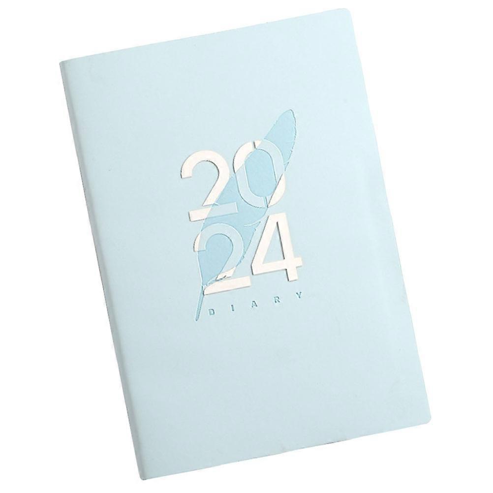 Date Notepad Weekly Plan Pad for Efficient Scheduling 3Pcs Blue Paper Set