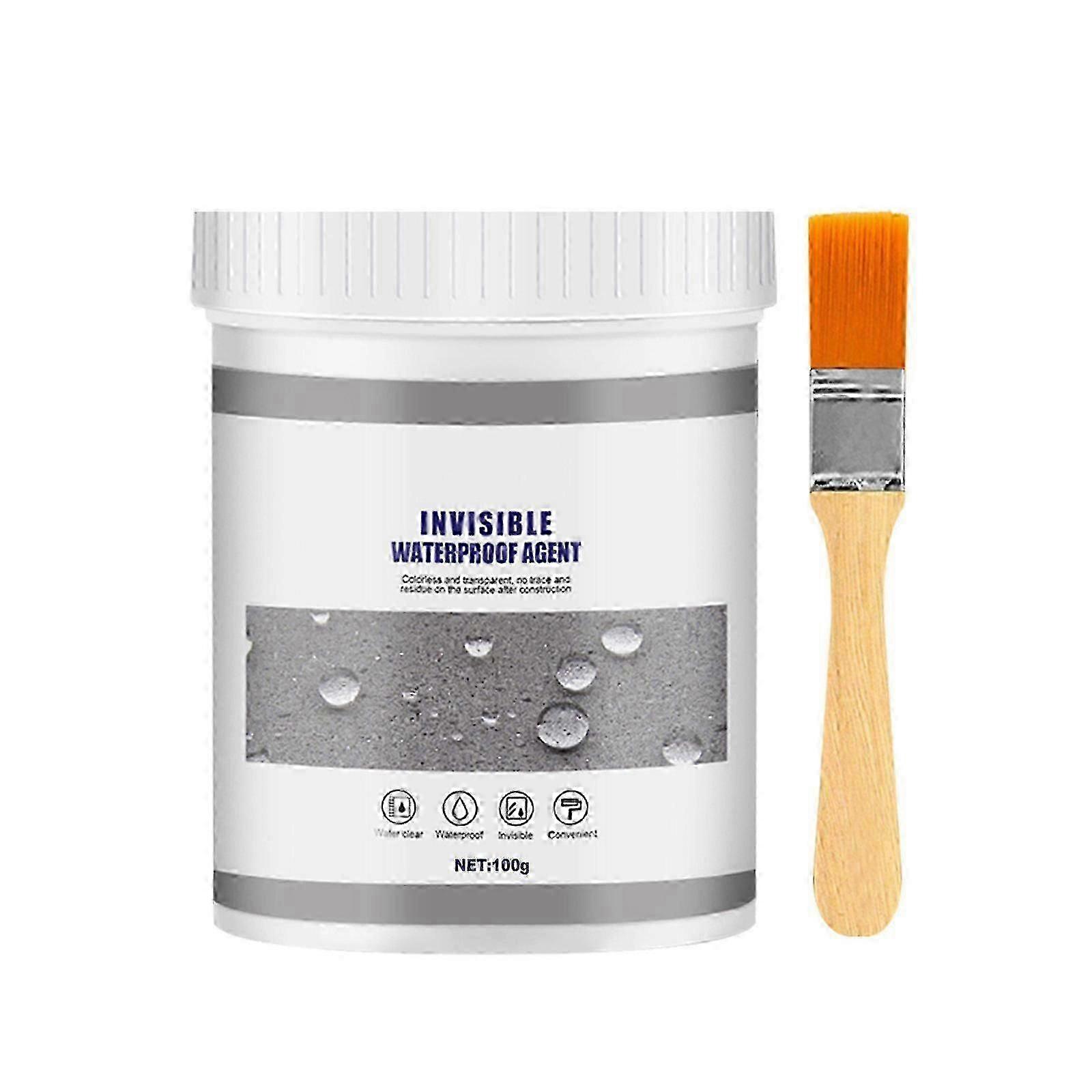 2025 Waterproof Insulating Sealant, Super Strong Bonding Sealant Invisible Waterproof Anti-Leakage Agent with Brush 300g