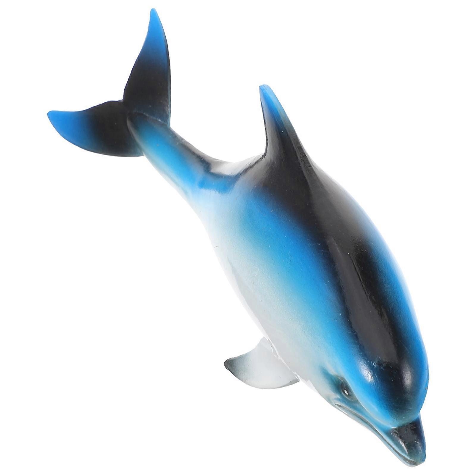 Plastic Dolphin Craft Model Decoration for 5Pcs Desktop Display