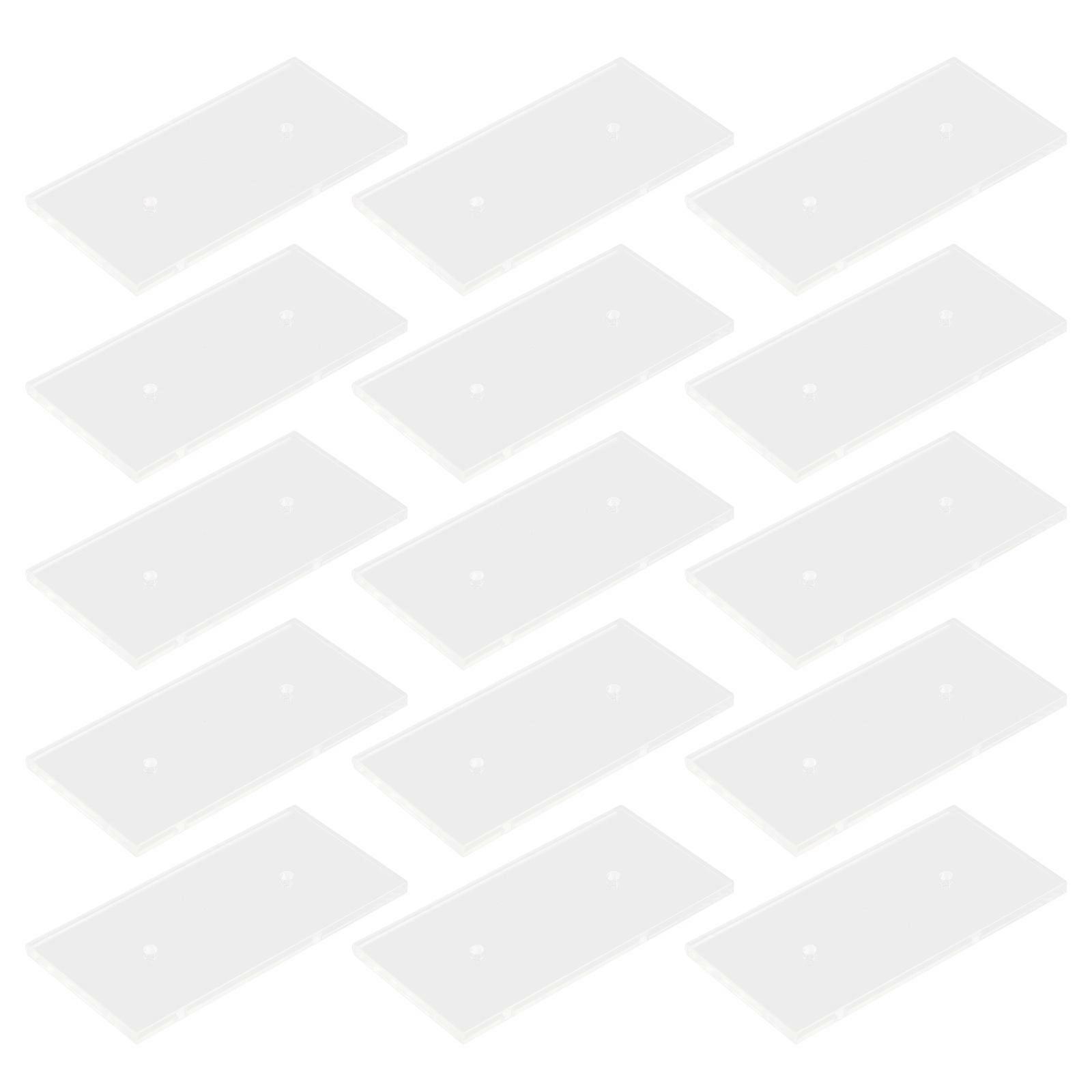 Earring Display Stand Organizer for Earrings 60Pcs Transparent Single Holder