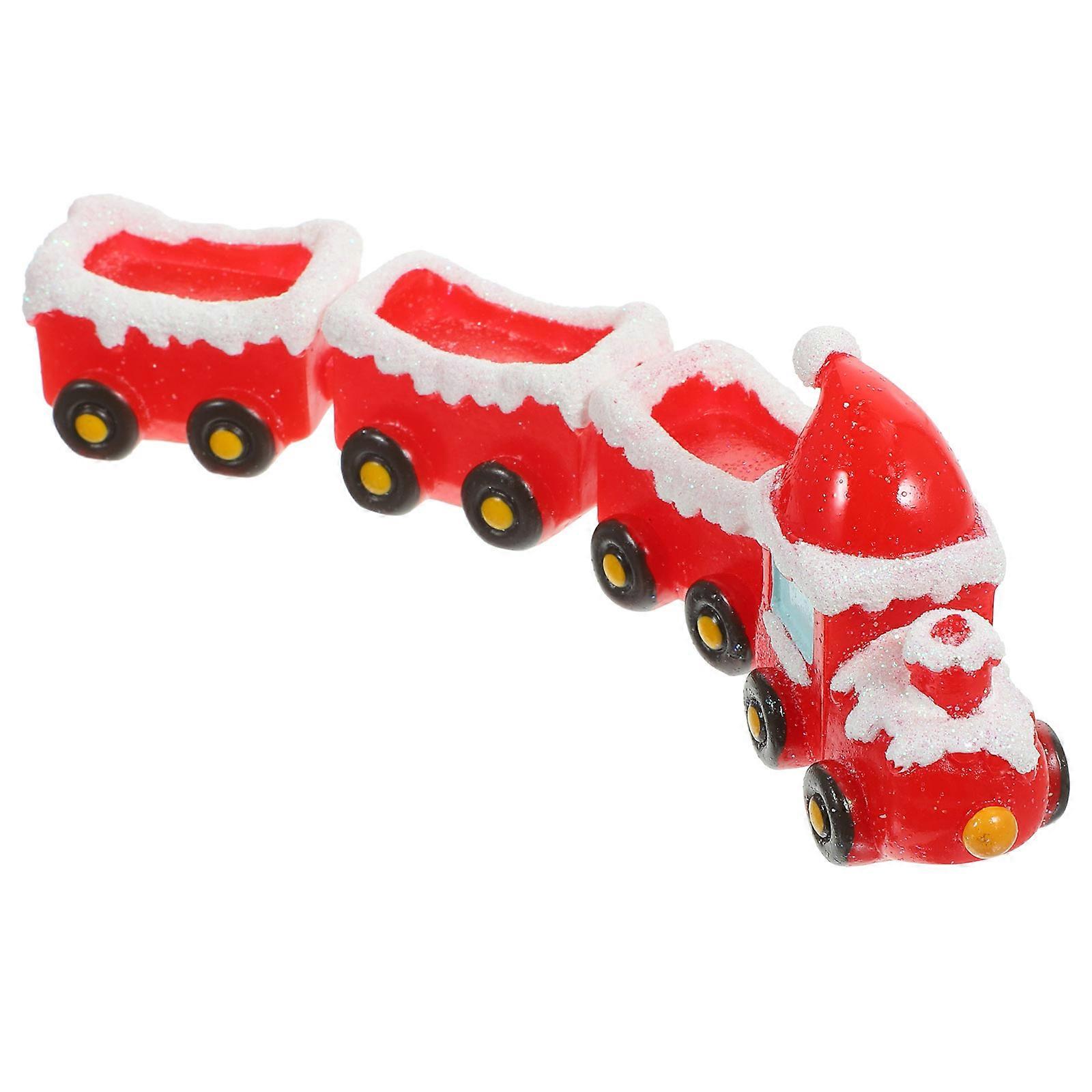 Christmas Village Accessories 3 Sets Scene Arrangement For Desks 3.80X2.30X2.00Cm Assorted Color 12-Pcs