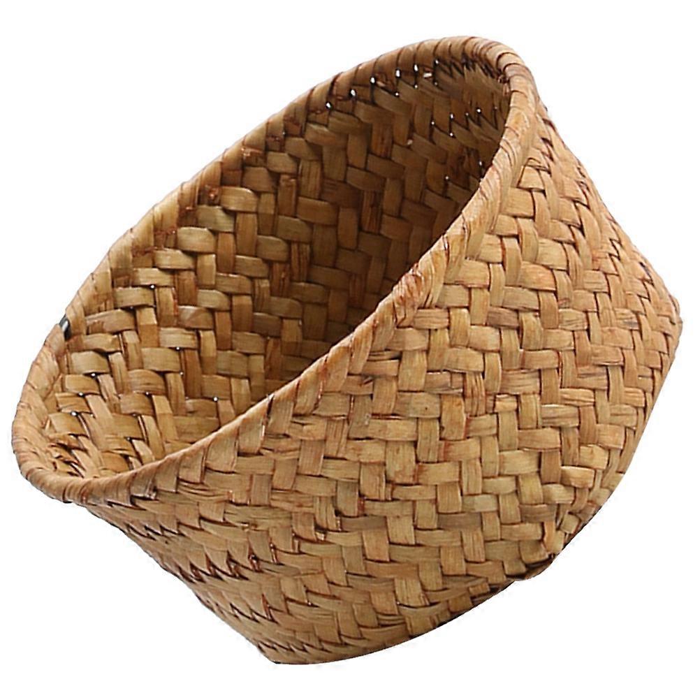 Woven Rope Basket Multi-Function Storage Solution For Indoor Use Home Decor Gift Giving Hand-Woven Design 1Set