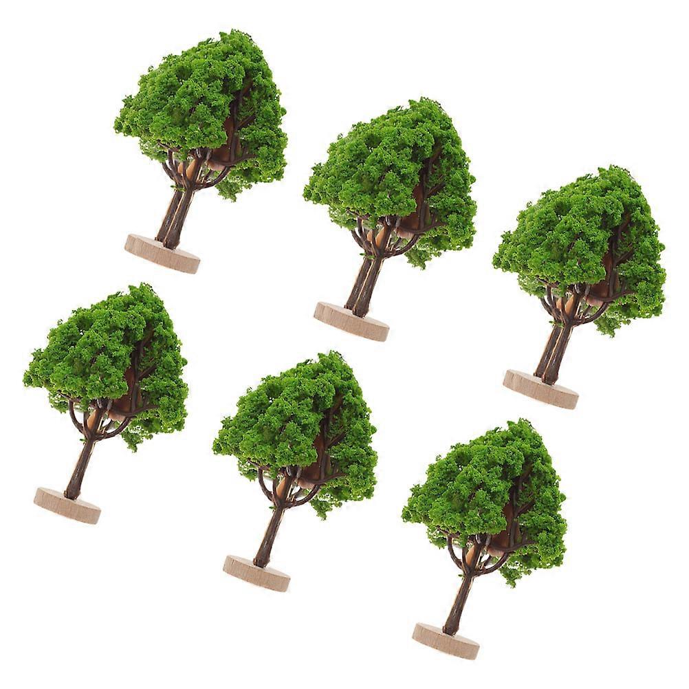 Miniature Diorama Tree Road Tree Model for 30Pcs Landscape Decoration