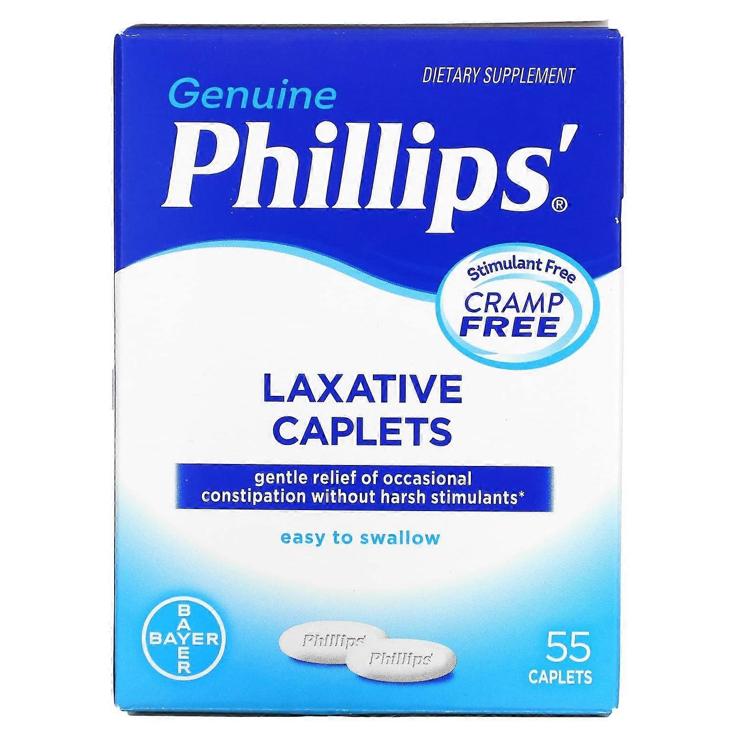 Phillip's, Laxative Caplets, 500 mg, 55 Caplets