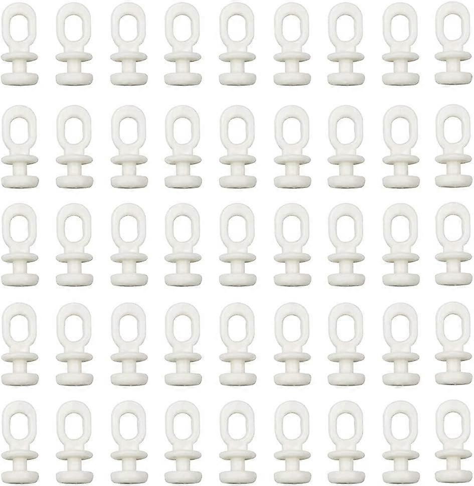 45 Pieces Plastic Curtain Rollers,Sliding Glides and Hooks for Window