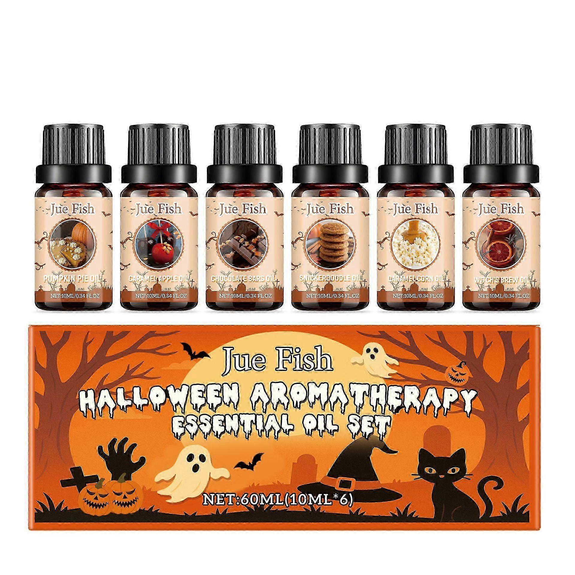 Halloween Aromatherapy Essential Oil Set Home Aromatherapy Diffuser Fresh