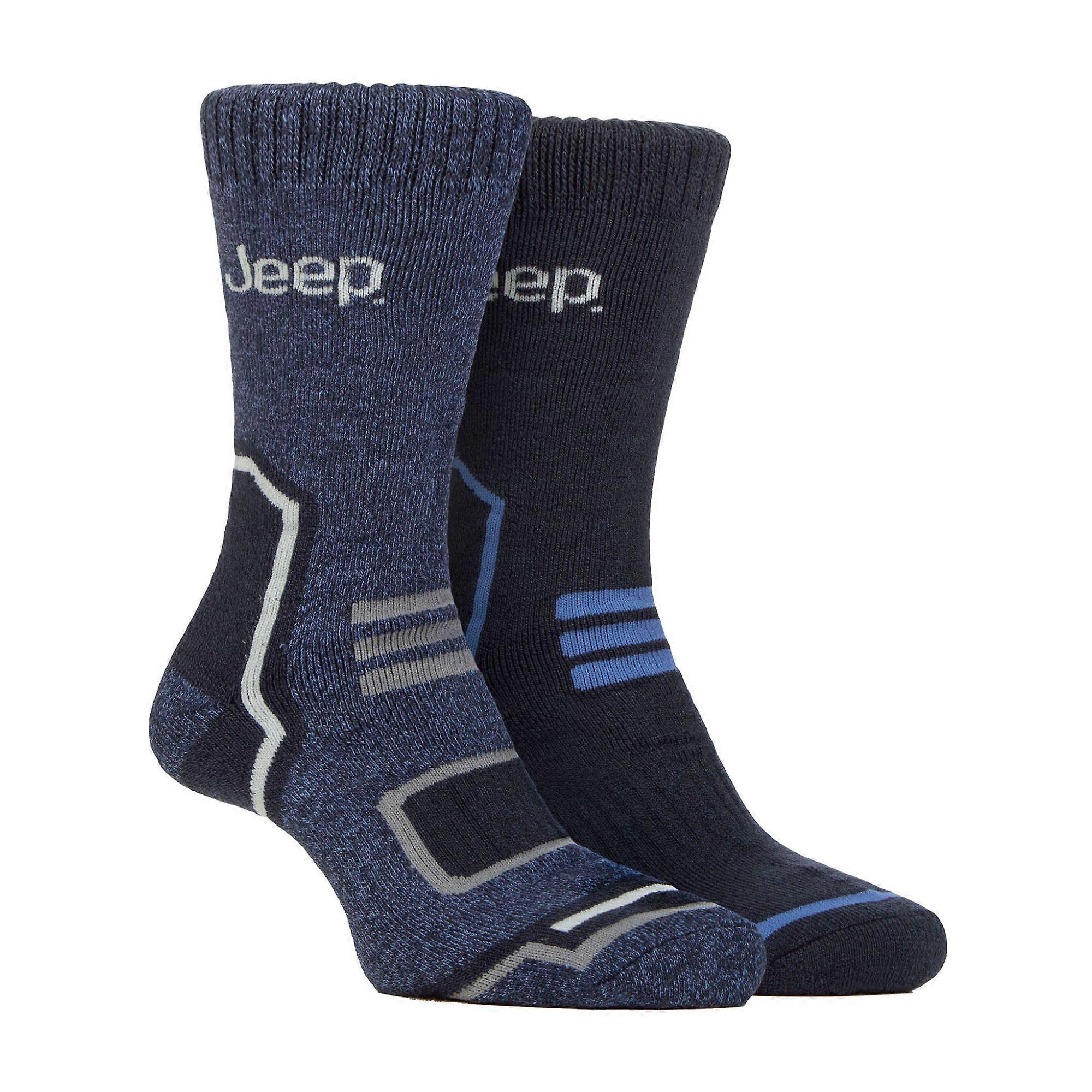 Jeep - 2 Pack Mens Tech Thermal Boot Sock