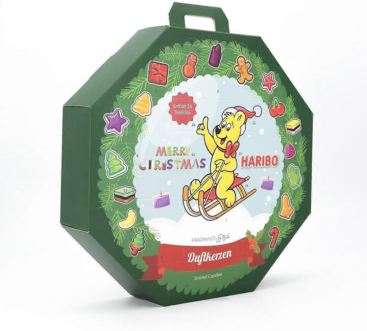 Haribo adventi naptár teamécsesekkel