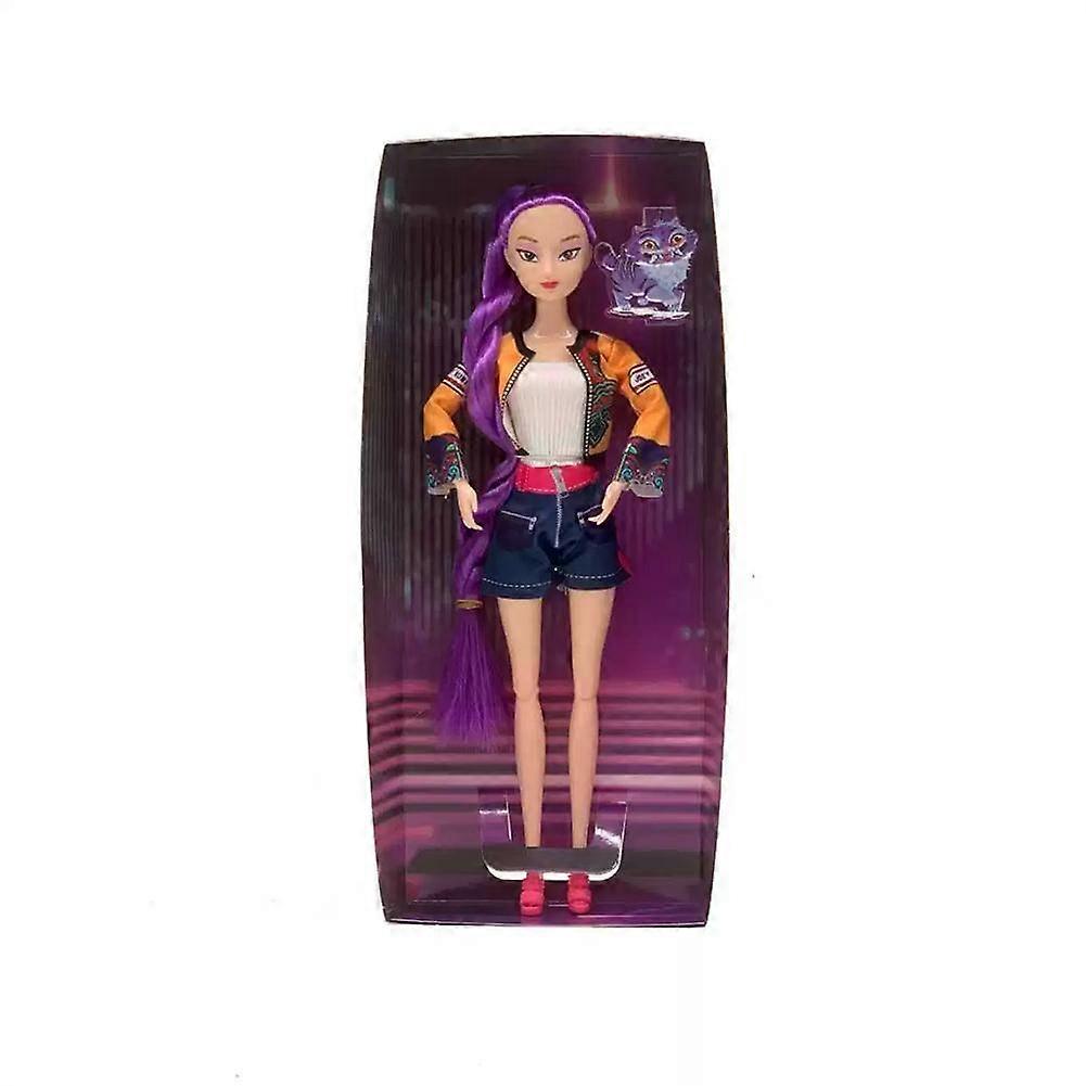 Articulated K-Pop Demon Hunters Collectible Doll Figure for Display and Play