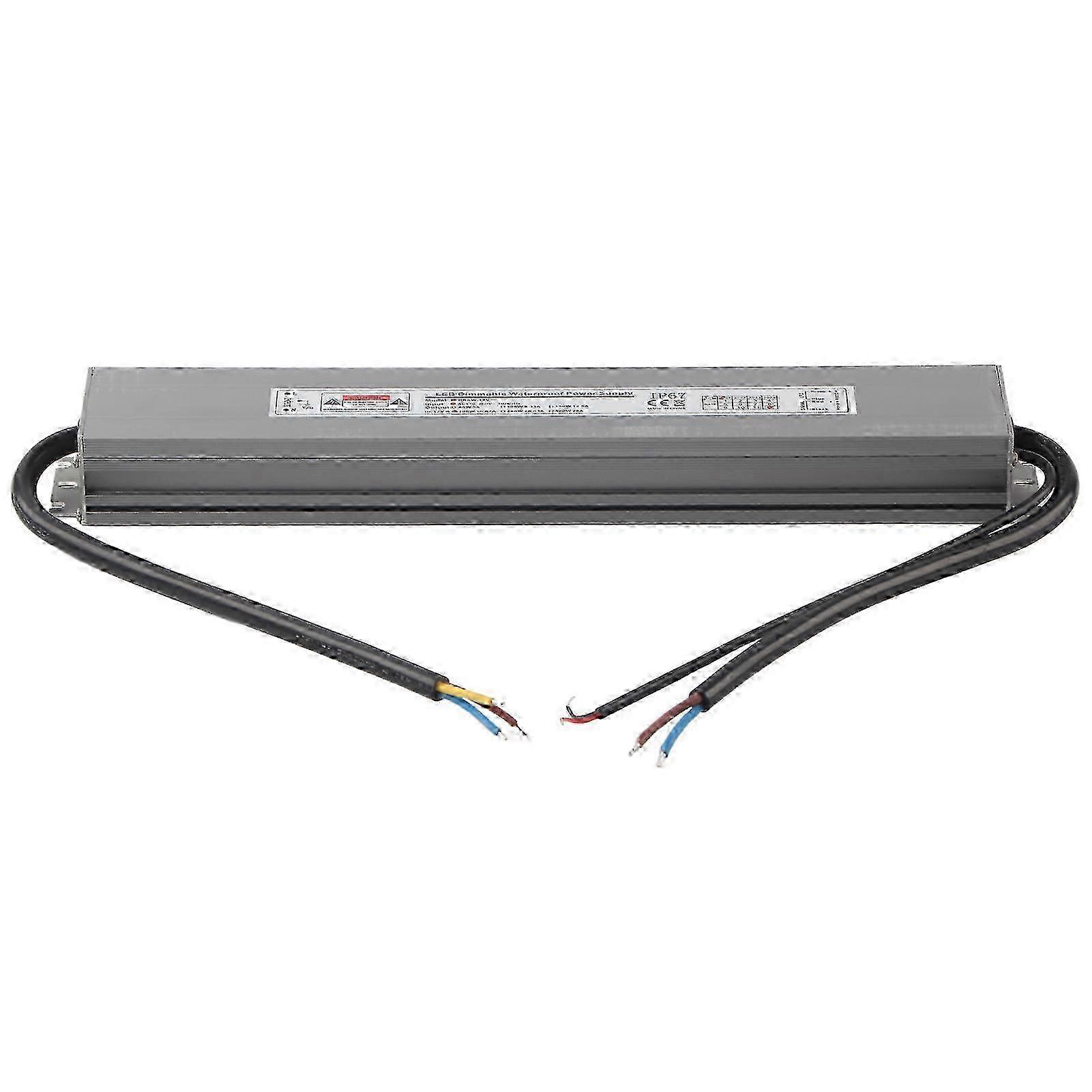 2-in-1 LED Waterproof SCR/0-10V Dimming Power Supply AC170~260V(50/60Hz) Input 12V Output 16.67A 200W 25-26s