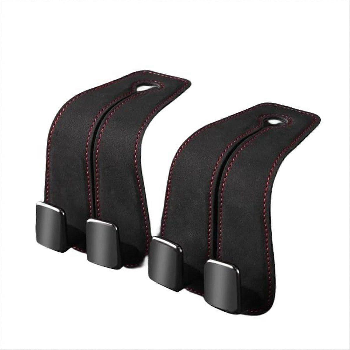 2pcs Seat Back Double Hook Customized Seat Back Hook For Car Black