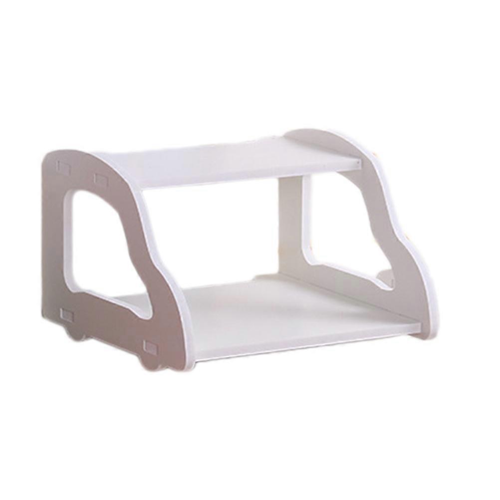 Modem Holder Floating Car Shaped 2-Tier Router Storage Shelf