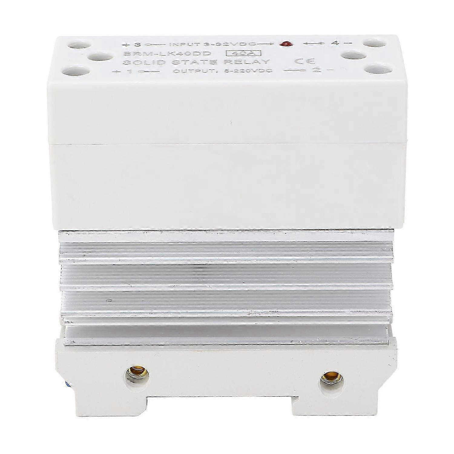Solid State Relay DC to DC 40A 3?32VDC Input 5?220VDC Output Single Phase Solid State Relay